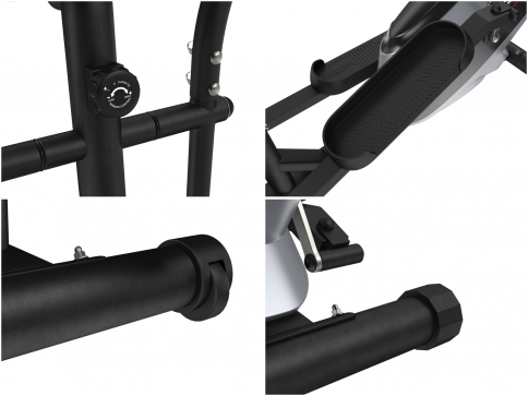 Эллиптический тренажер UNIXFIT SL 350 (коврик 130 см в комплекте) - 9
