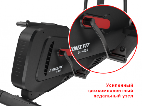 Эллиптический тренажер UNIXFIT SL-400X (коврик 190 см в комплекте) - 5